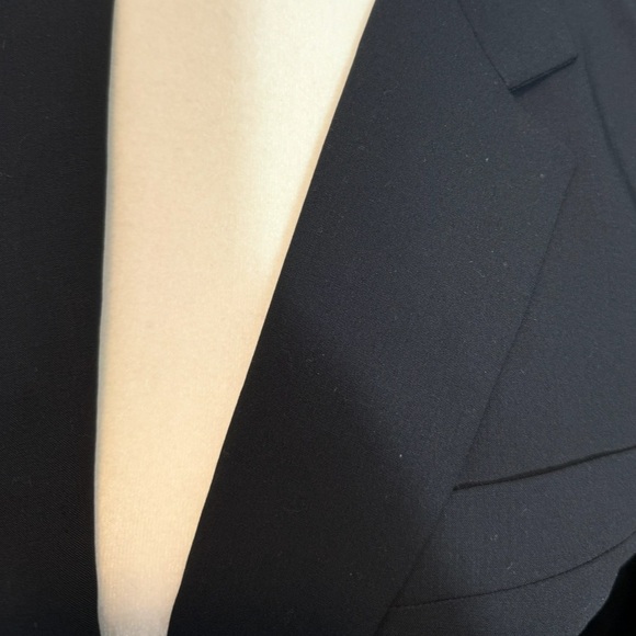Joseph Paris Black Tailored Blazer Wool Blend Italy Minimalist Size 38 US 6 - Picture 11 of 14